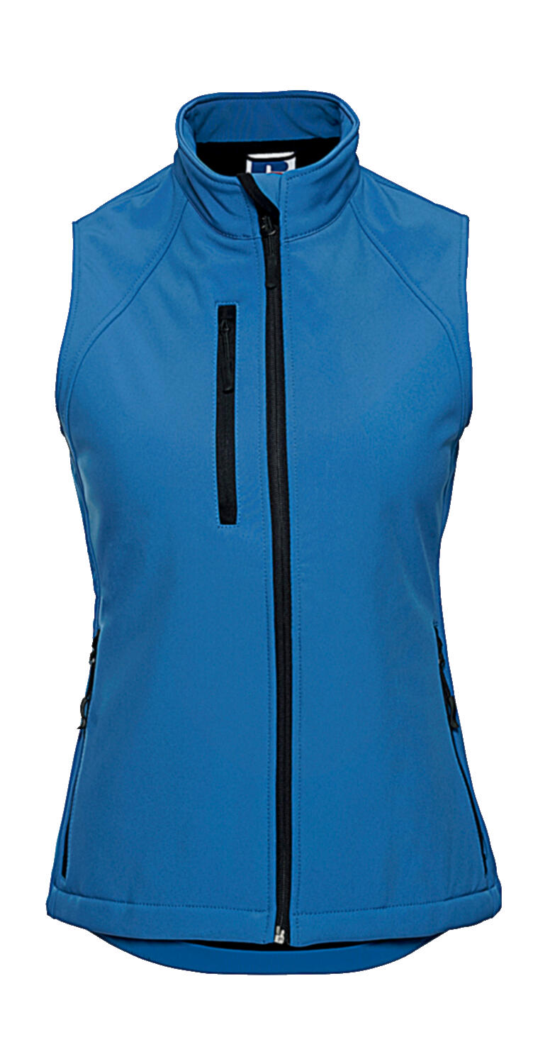  Ladies' Softshell Gilet  in Farbe Azure