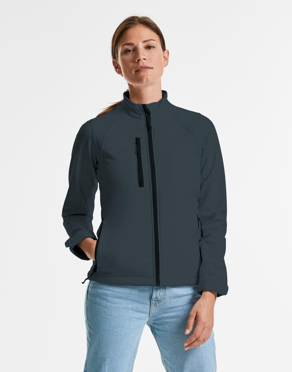  Ladies' Softshell Jacket  in Farbe White