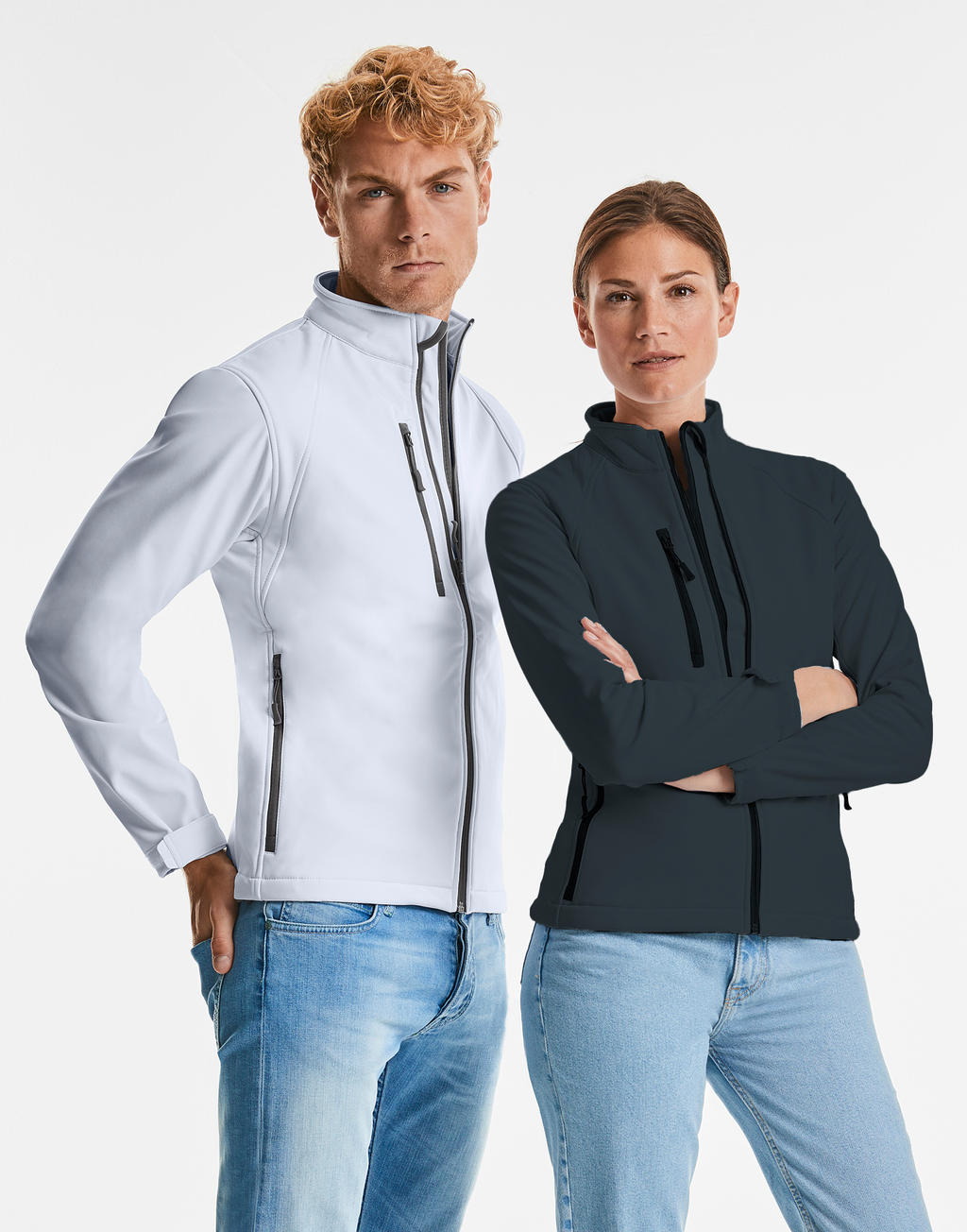  Ladies' Softshell Jacket  in Farbe White