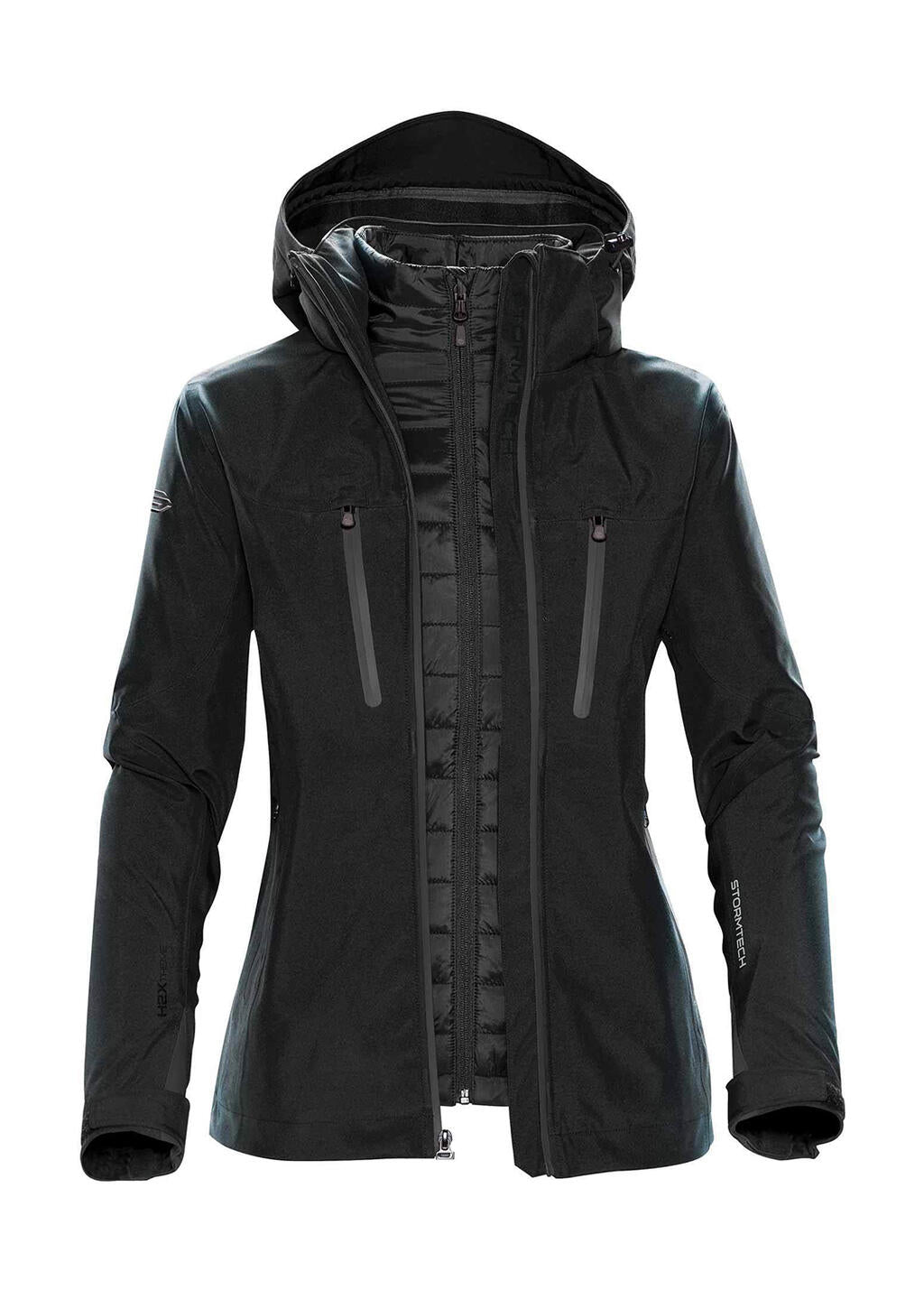  Women's Matrix System Jacket in Farbe Black/Carbon