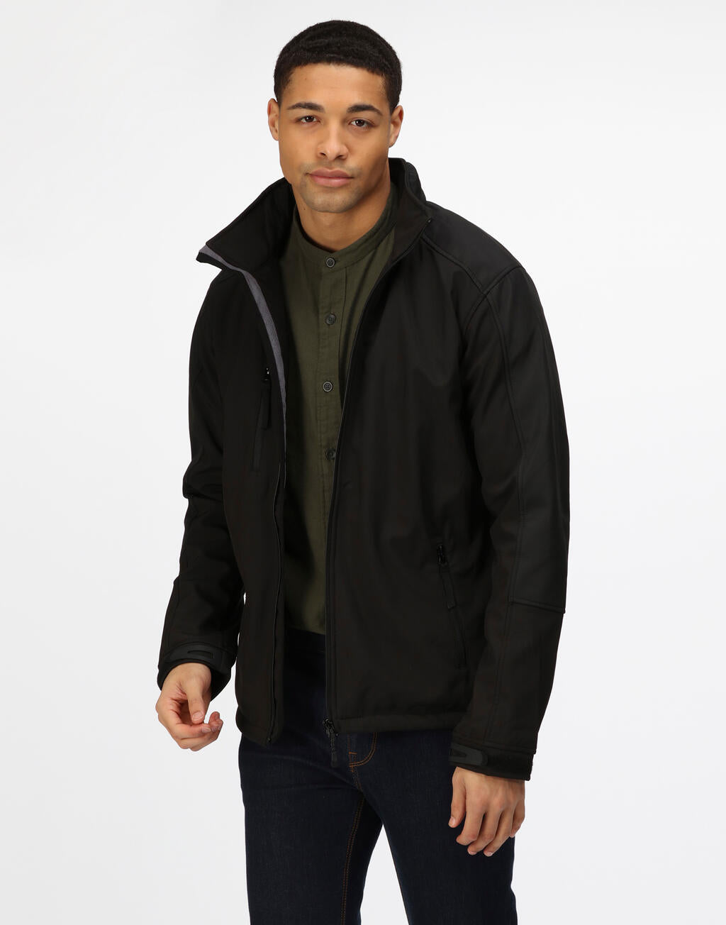  Hydroforce 3-Layer Membrane Softshell in Farbe Black/Black