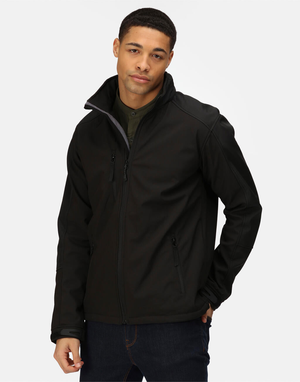  Hydroforce 3-Layer Membrane Softshell in Farbe Black/Black