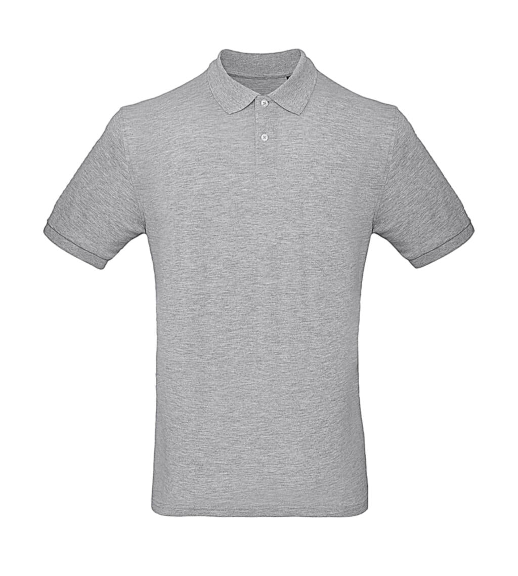  Organic Inspire Polo /men_° in Farbe Heather Grey