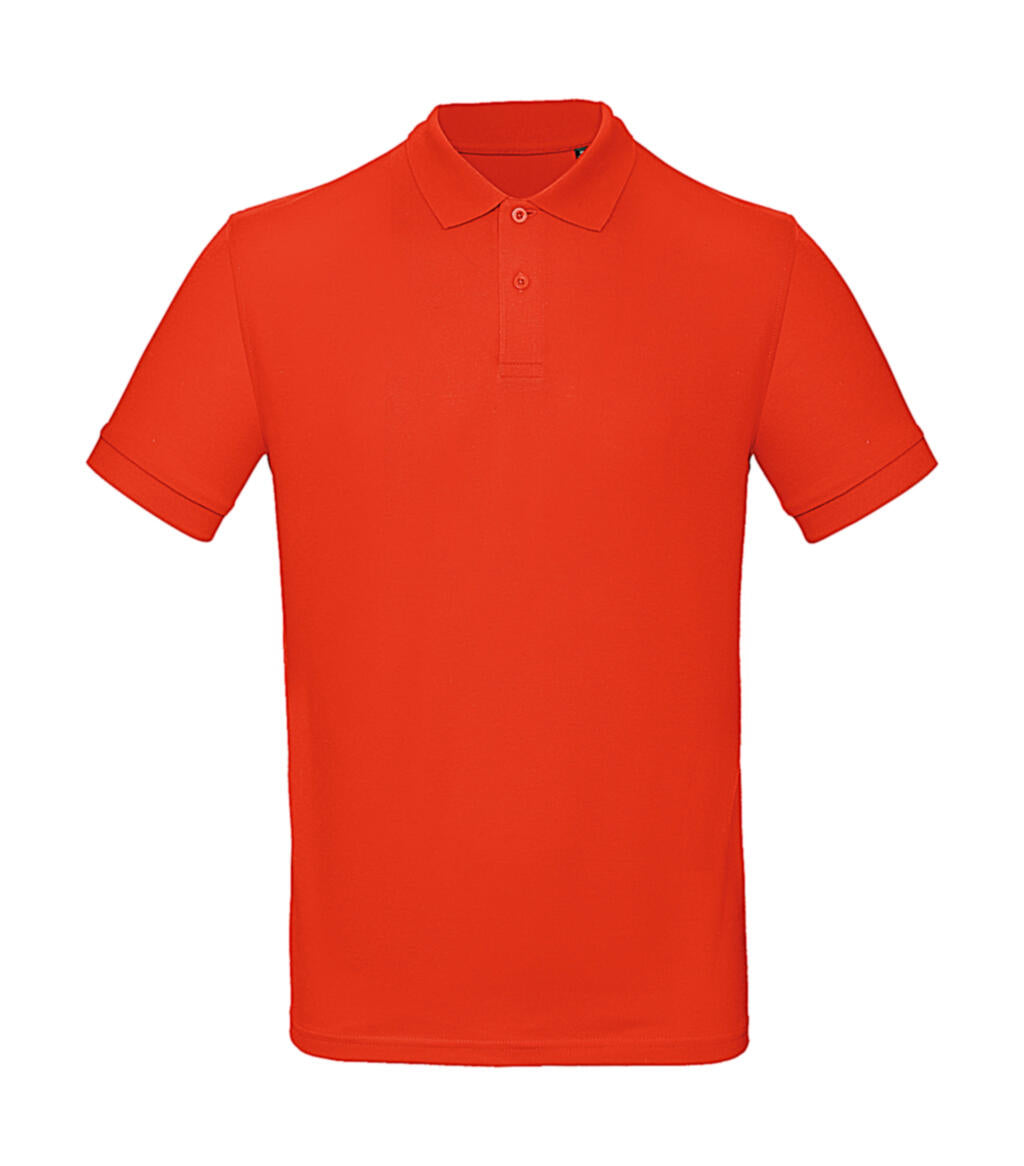  Organic Inspire Polo /men_° in Farbe Fire Red