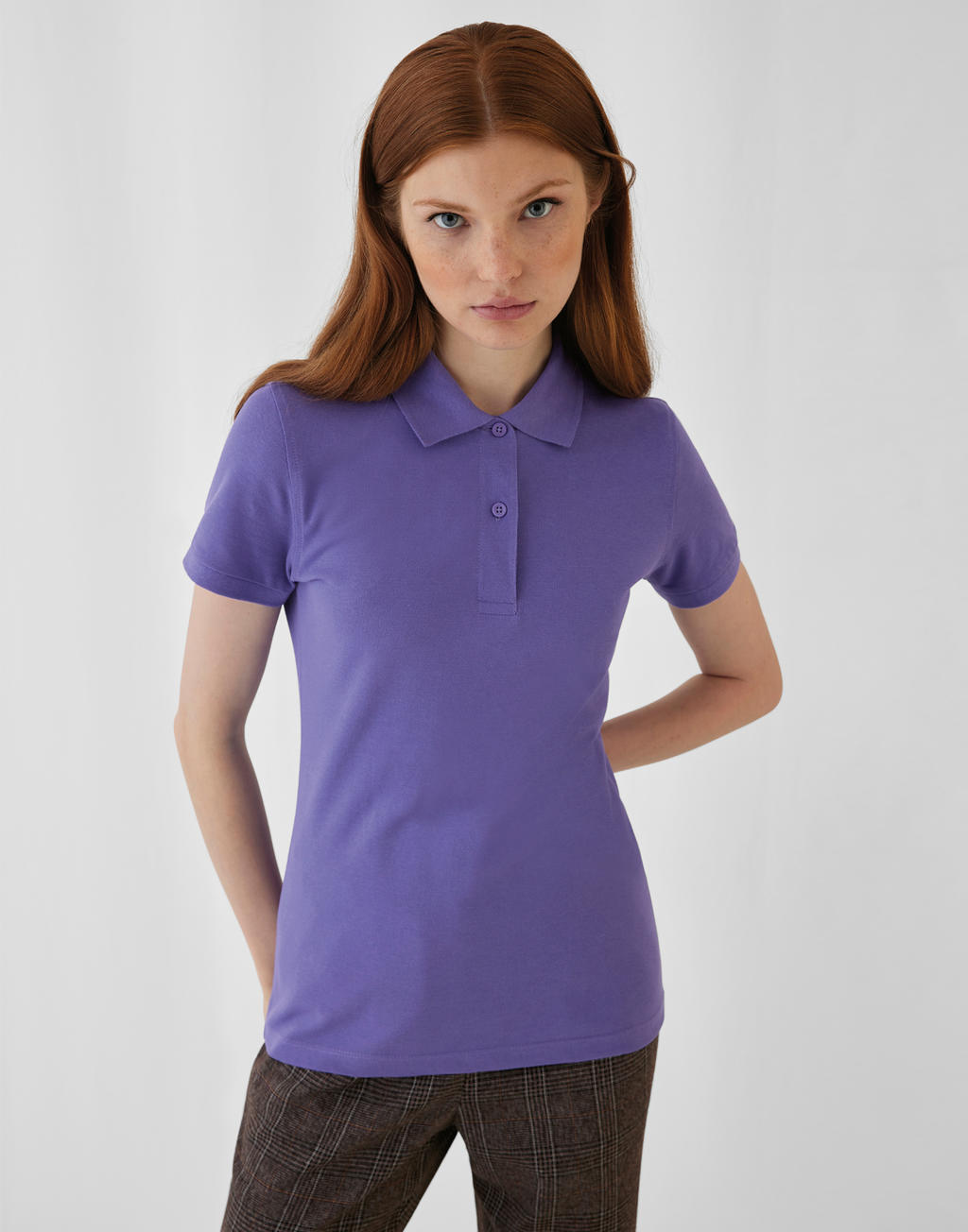  Organic Inspire Polo /women_° in Farbe White