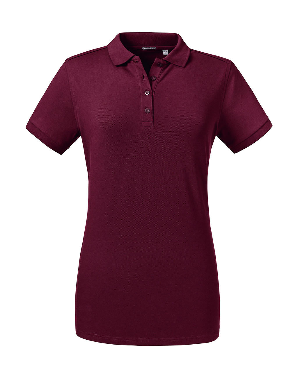  Ladies' Tailored Stretch Polo in Farbe Burgundy