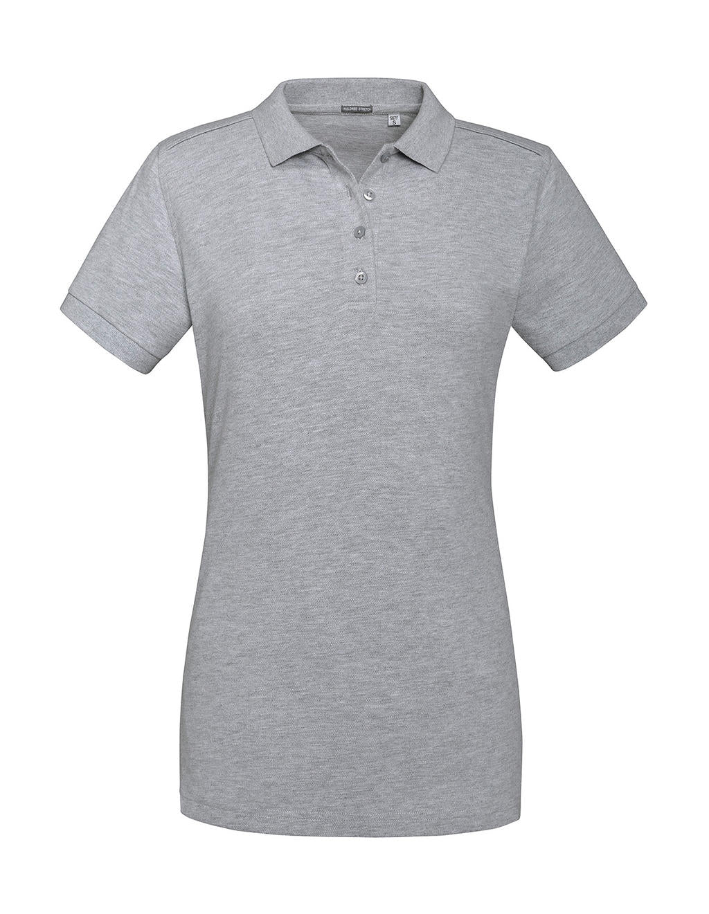  Ladies' Tailored Stretch Polo in Farbe Light Oxford