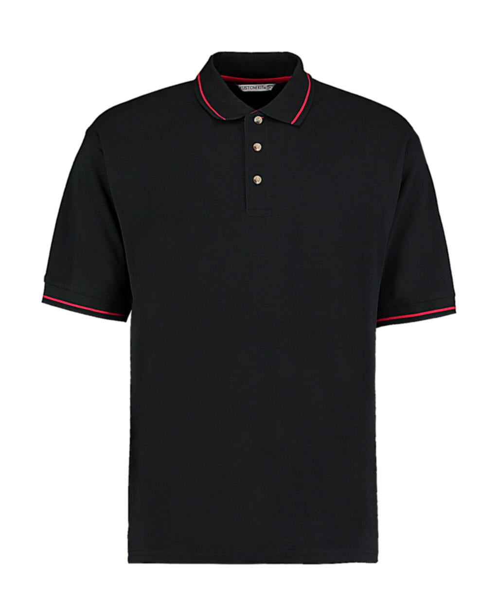  Men's Classic Fit St. Mellion Polo in Farbe Black/Red