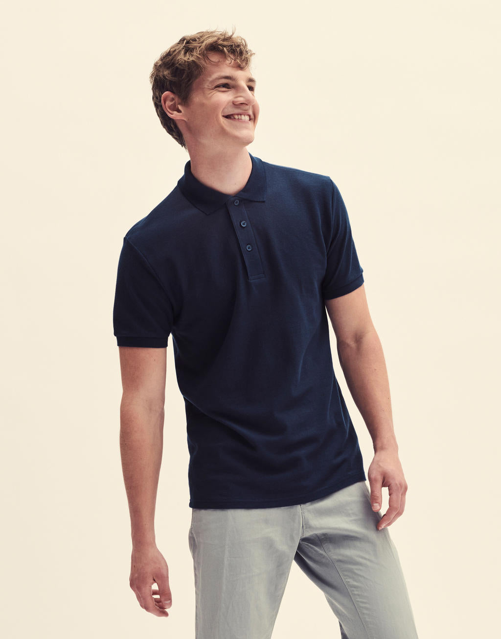  Heavyweight 65/35 Polo in Farbe White