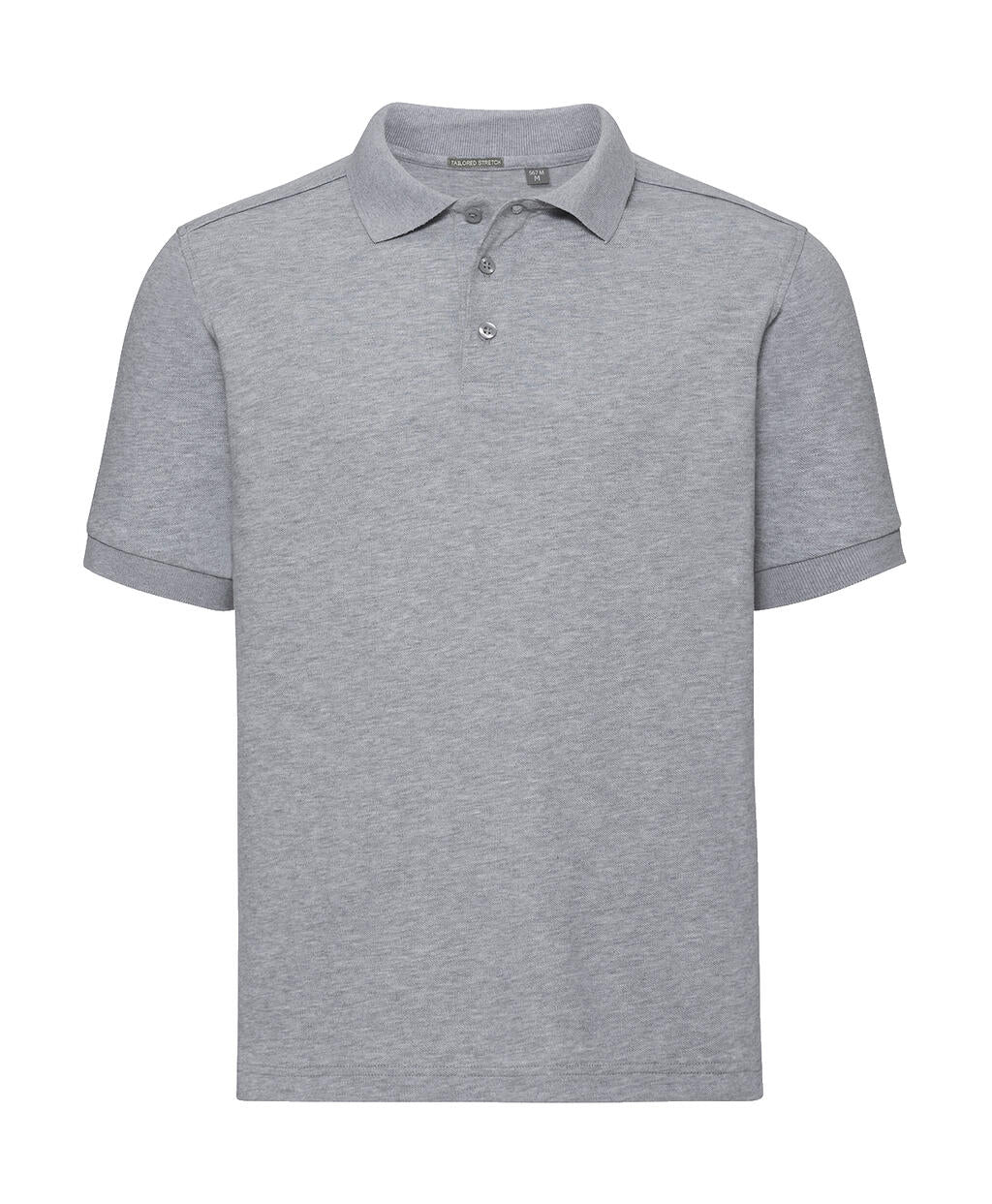  Men's Tailored Stretch Polo in Farbe Light Oxford