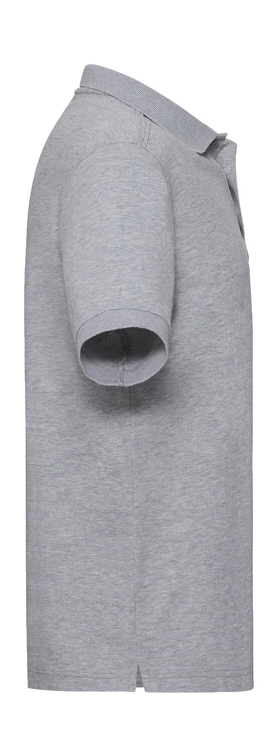  Men's Tailored Stretch Polo in Farbe White