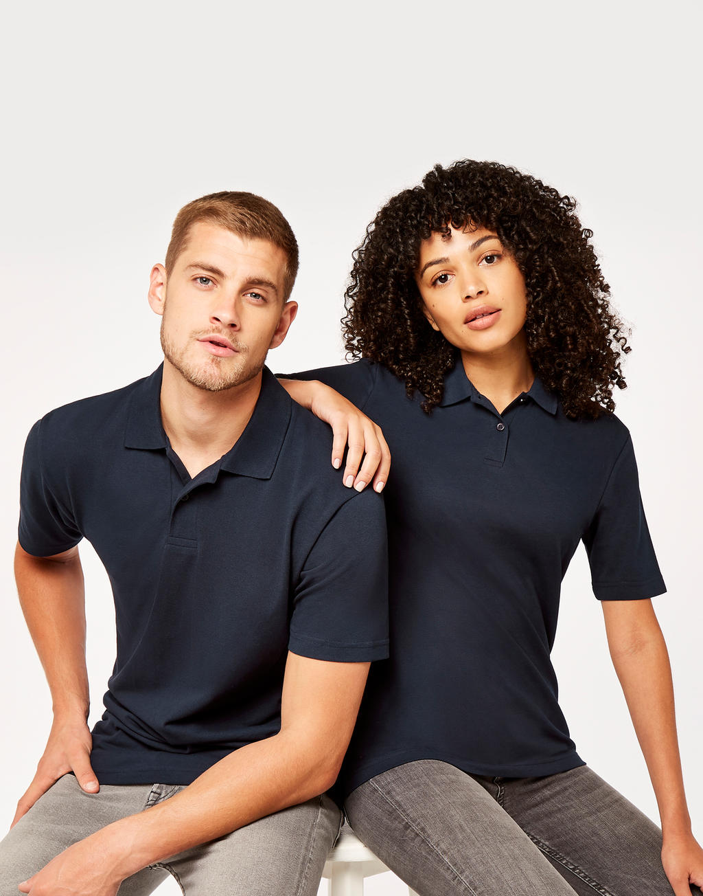  Women's Regular Fit Workforce Polo in Farbe White