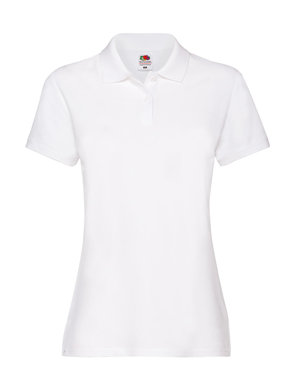  Ladies' Premium Polo in Farbe White