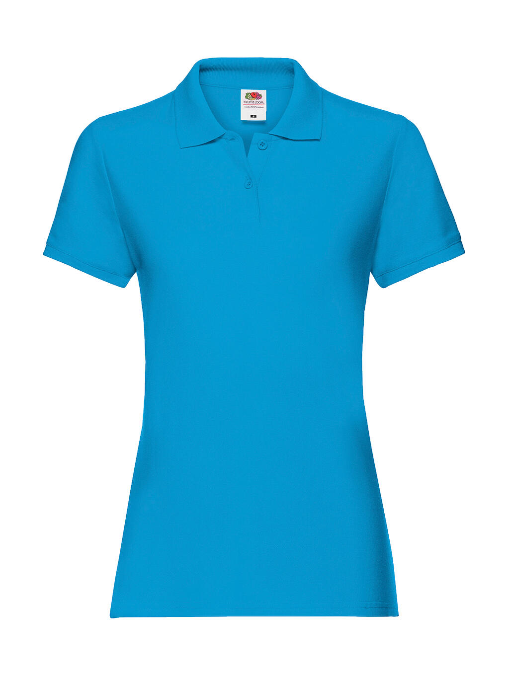 Ladies' Premium Polo in Farbe Azure Blue