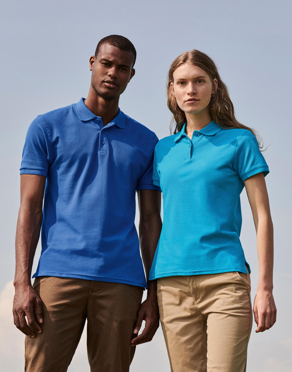  Ladies' Premium Polo in Farbe White