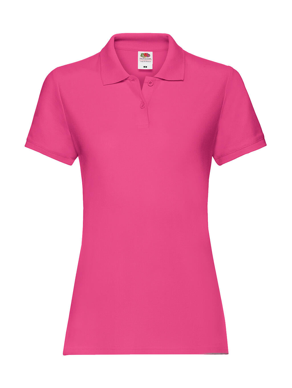  Ladies' Premium Polo in Farbe Fuchsia