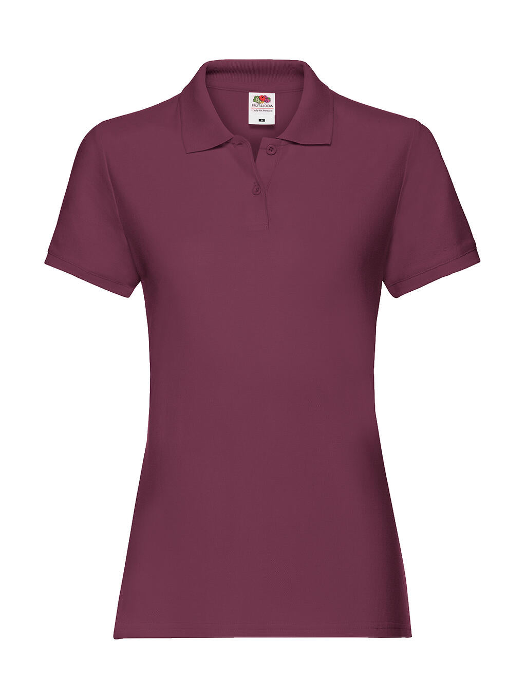  Ladies' Premium Polo in Farbe Burgundy