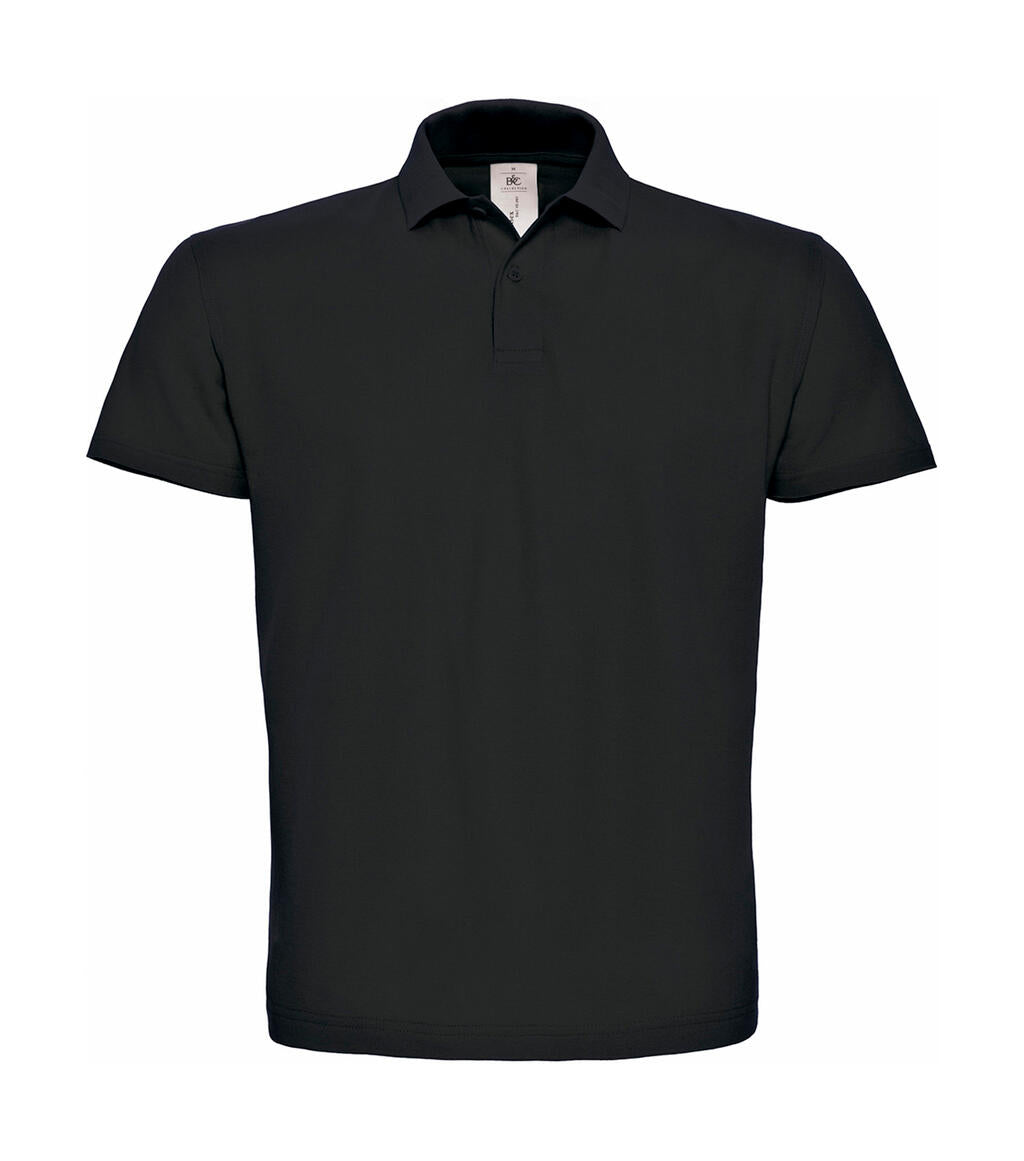  ID.001 Piqué Polo Shirt in Farbe Black