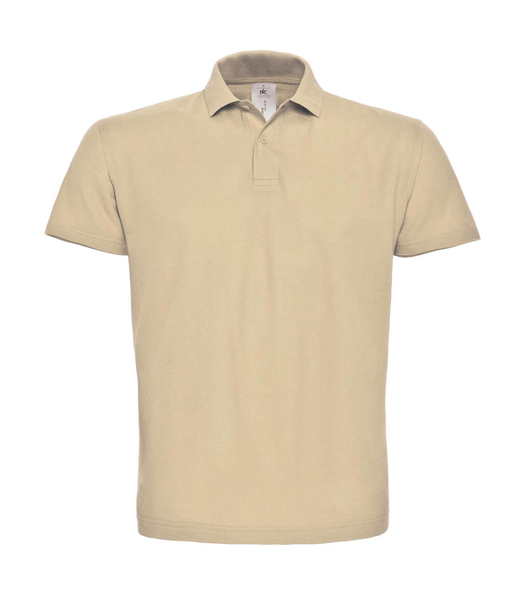  ID.001 Piqué Polo Shirt in Farbe Sand