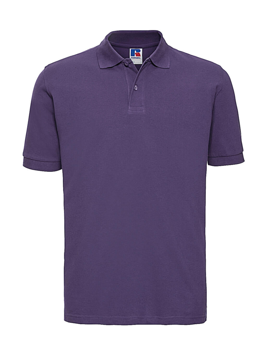  Men's Classic Cotton Polo in Farbe Purple