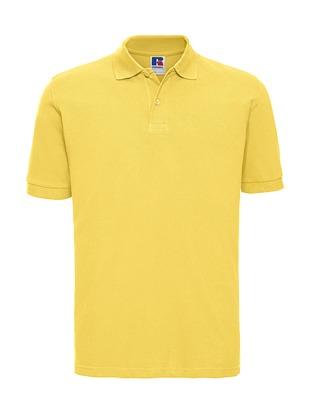  Men's Classic Cotton Polo in Farbe Yellow