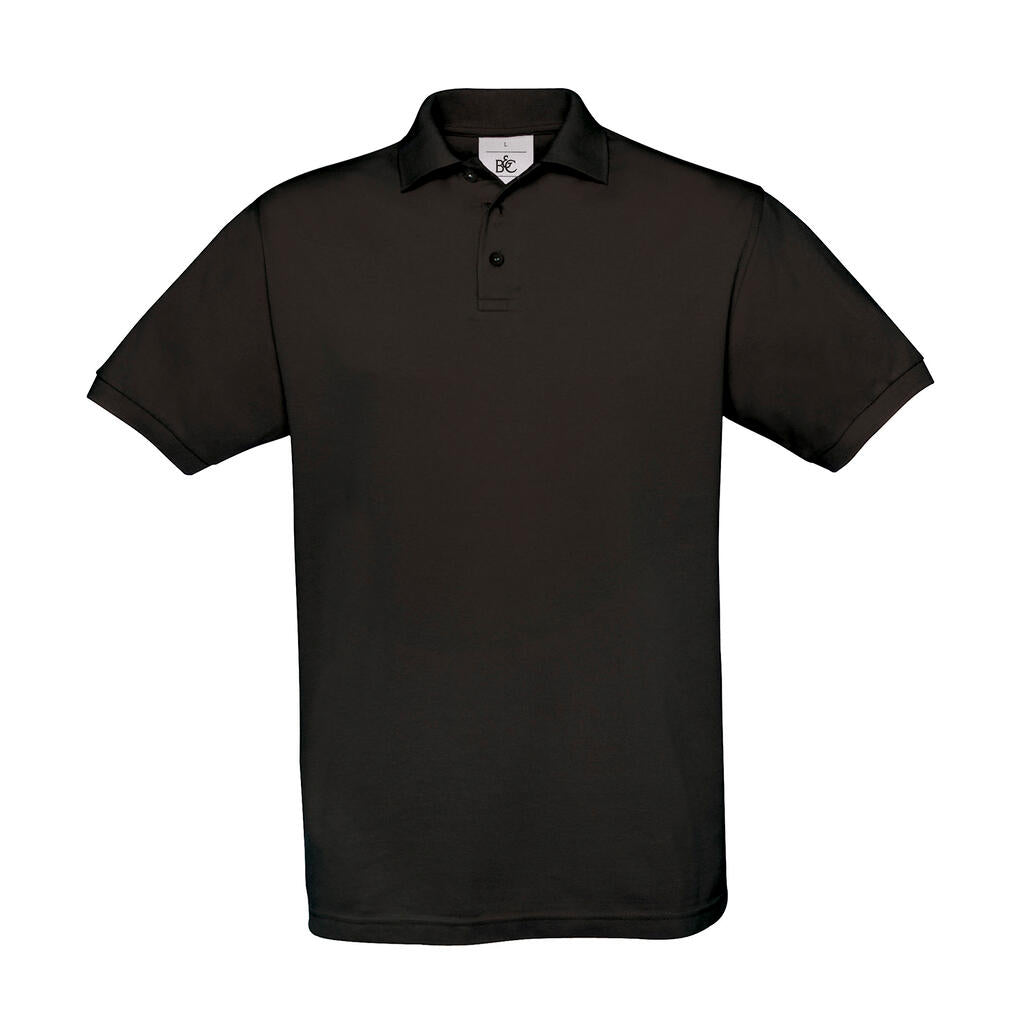  Safran Piqué Polo in Farbe Black