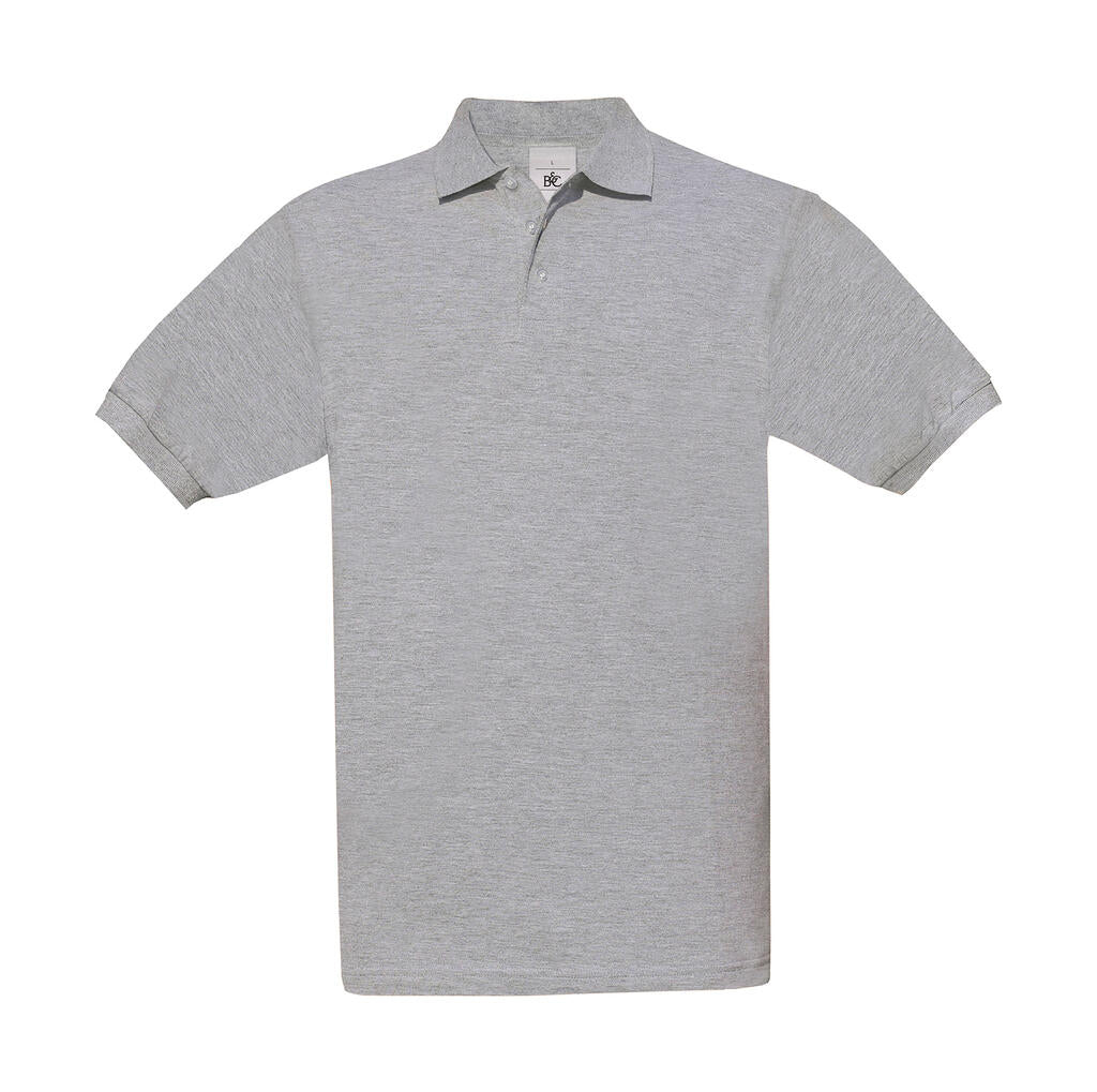  Safran Piqué Polo in Farbe Heather Grey