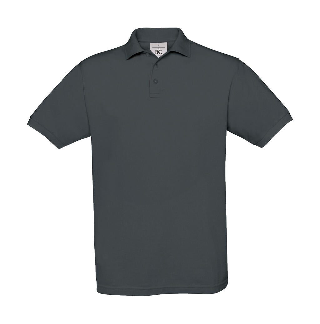  Safran Piqué Polo in Farbe Dark Grey