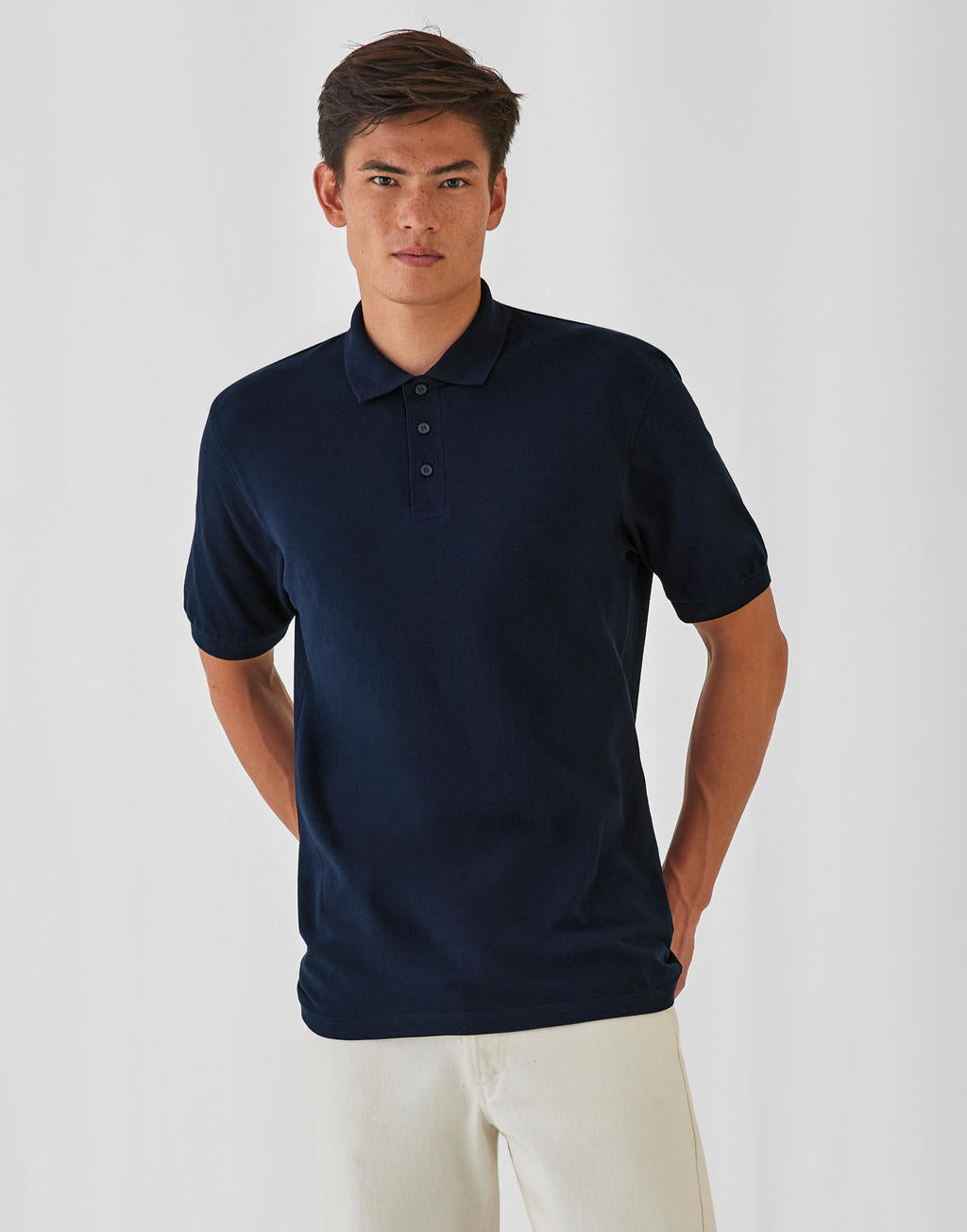  Safran Piqué Polo in Farbe White