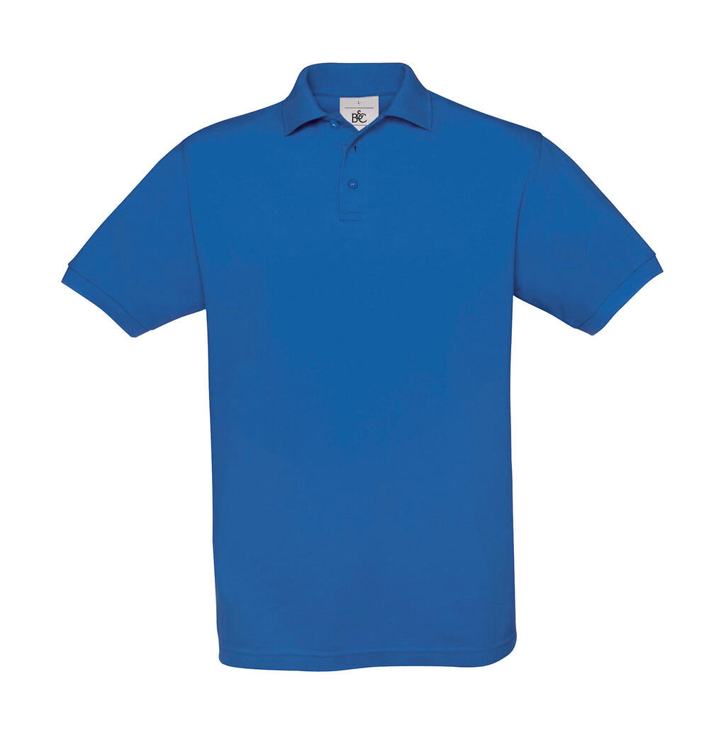  Safran Piqué Polo in Farbe Royal