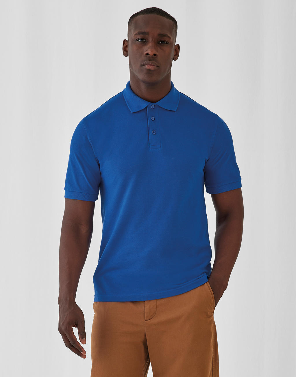  Safran Piqué Polo in Farbe White