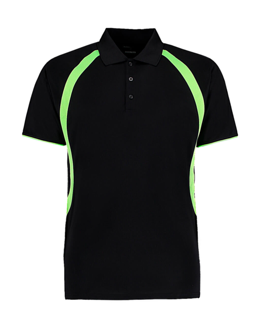  Classic Fit Cooltex® Riviera Polo Shirt in Farbe Black/Fluorescent Lime