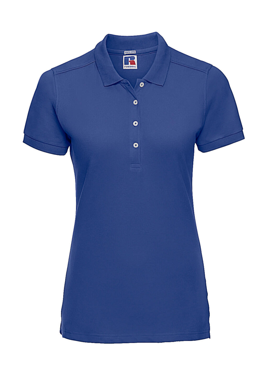  Ladies' Fitted Stretch Polo in Farbe Bright Royal