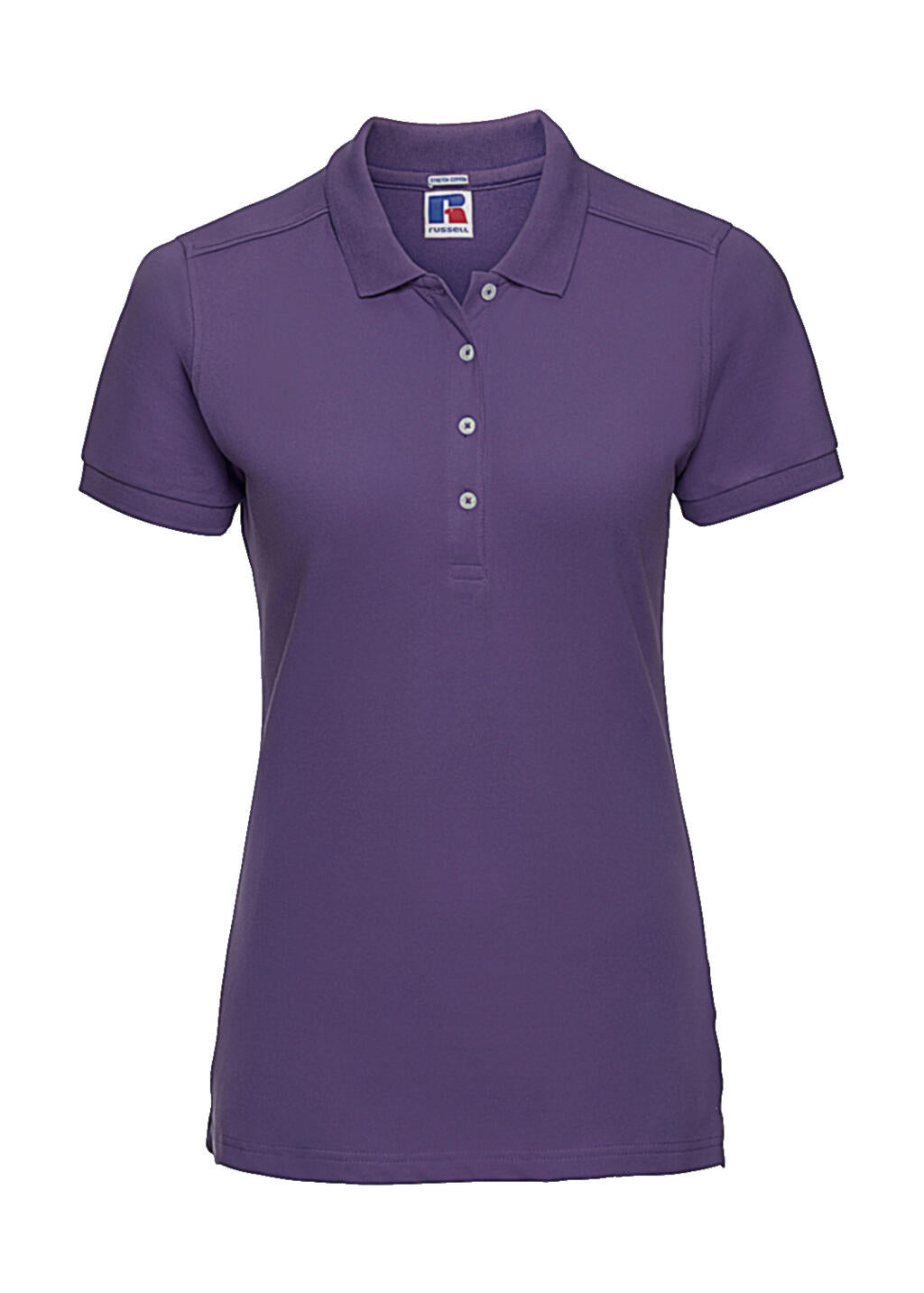  Ladies' Fitted Stretch Polo in Farbe Ultra Purple