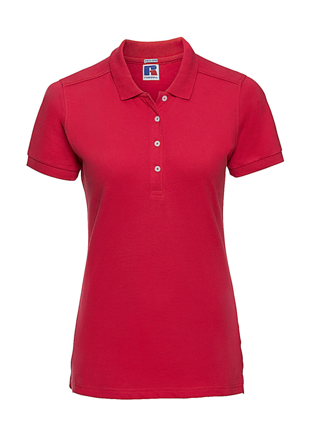  Ladies' Fitted Stretch Polo in Farbe Classic Red
