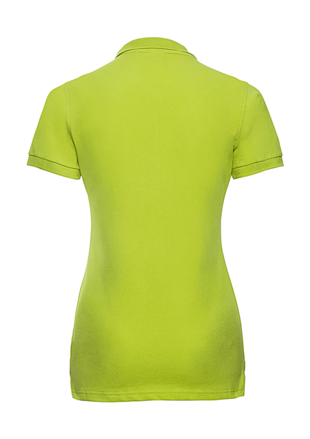 Ladies' Fitted Stretch Polo in Farbe White