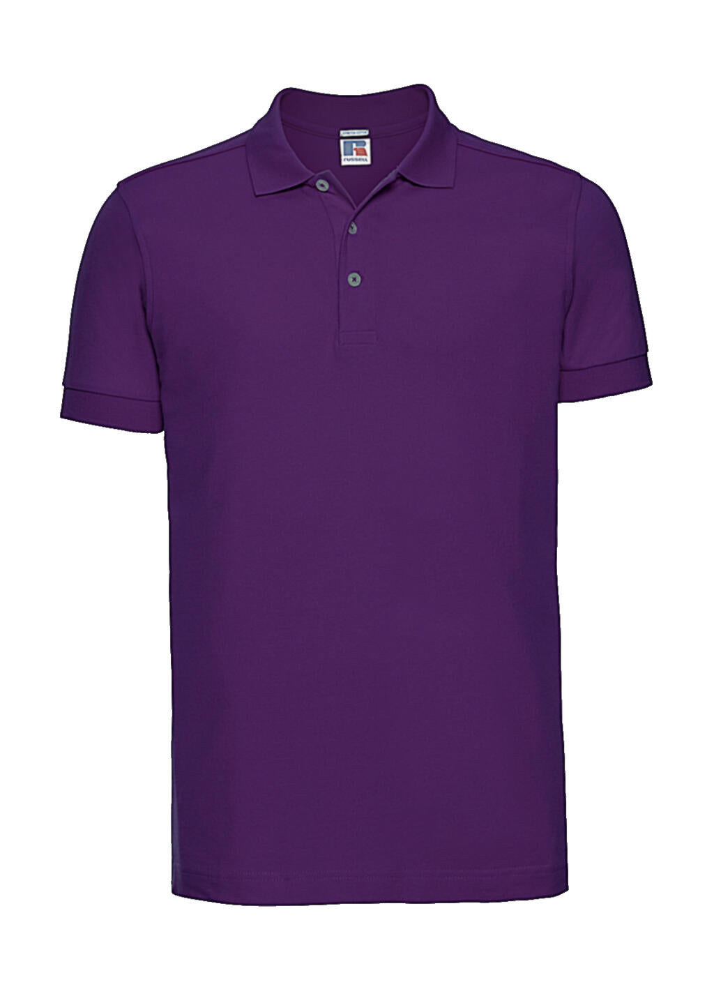  Men's Fitted Stretch Polo in Farbe Ultra Purple
