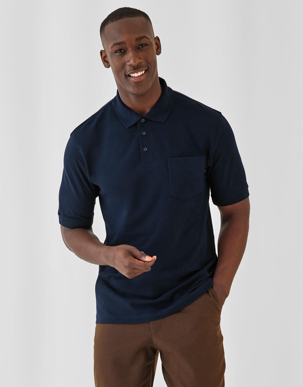  Safran Pocket Polo  in Farbe White