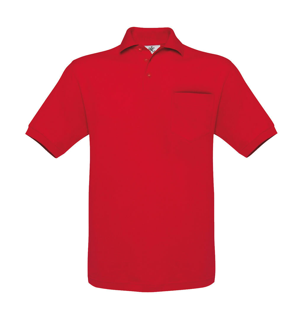  Safran Pocket Polo  in Farbe Red