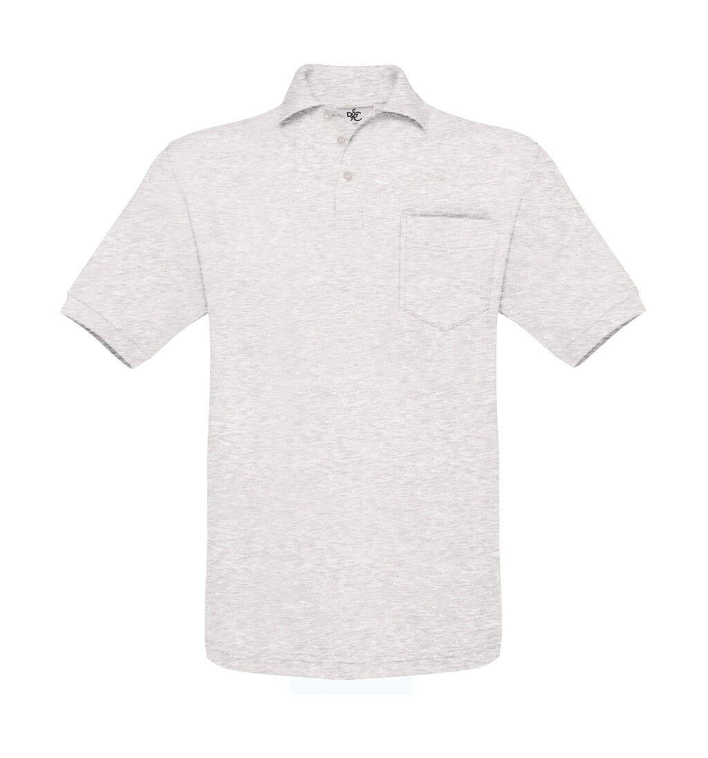  Safran Pocket Polo  in Farbe Ash