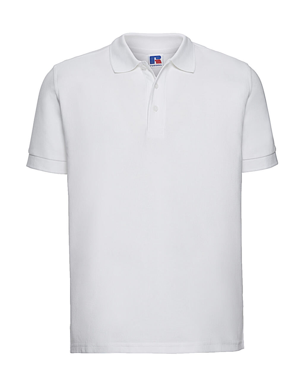  Men's Ultimate Cotton Polo in Farbe White