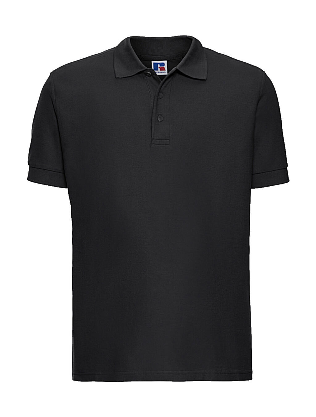  Men's Ultimate Cotton Polo in Farbe Black