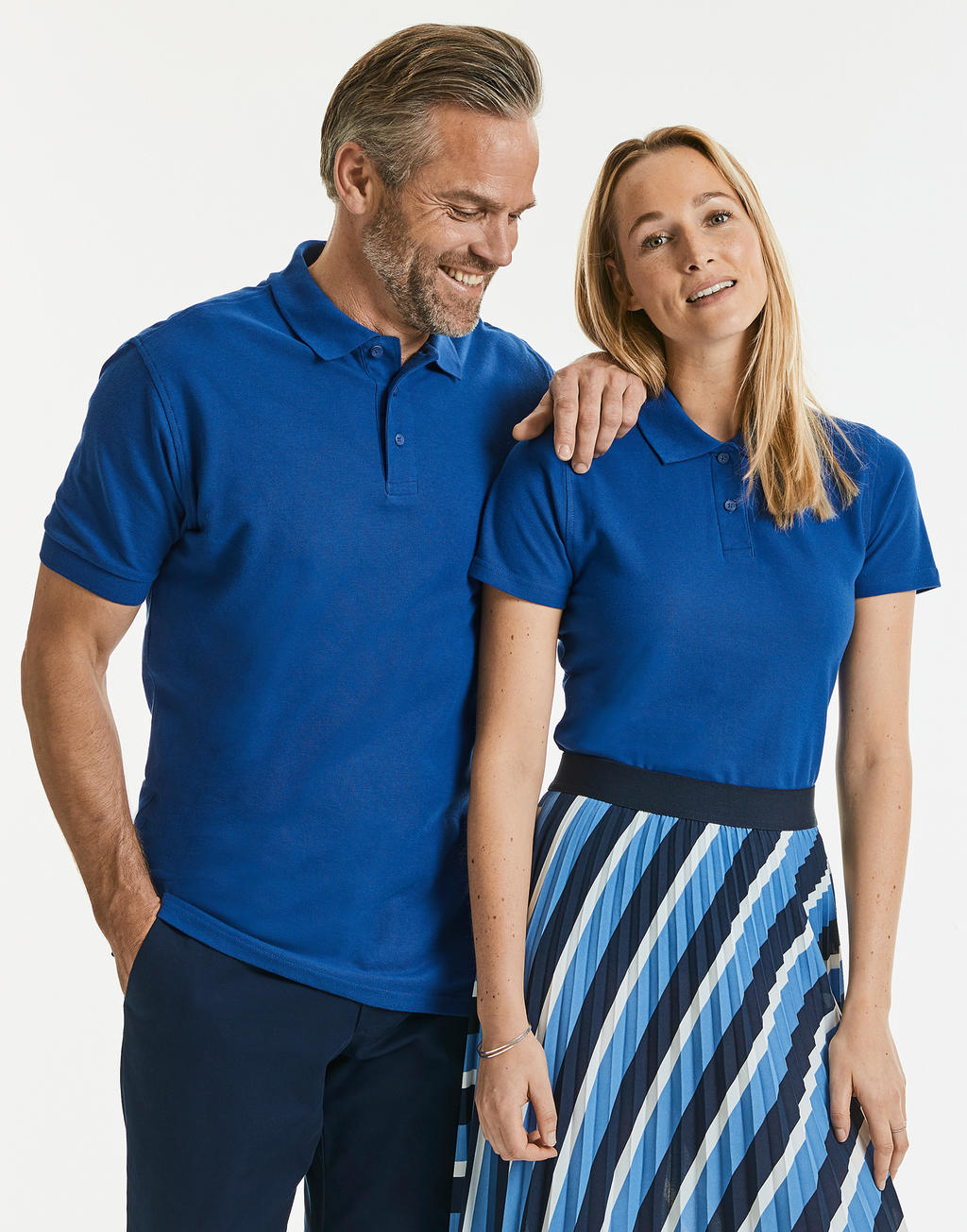  Men's Ultimate Cotton Polo in Farbe White