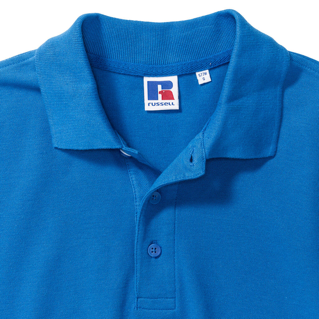  Men's Ultimate Cotton Polo in Farbe White