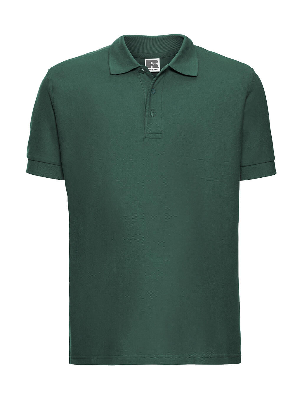  Men's Ultimate Cotton Polo in Farbe Bottle Green
