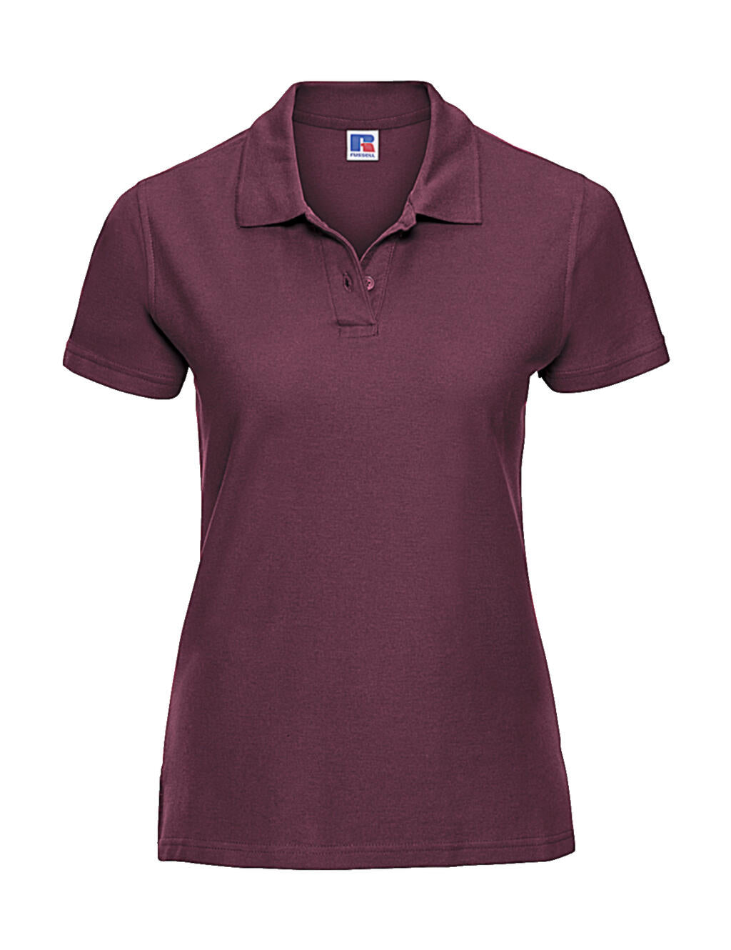  Ladies' Ultimate Cotton Polo in Farbe Burgundy