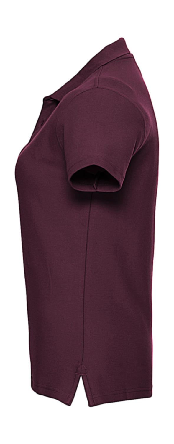  Ladies' Ultimate Cotton Polo in Farbe White