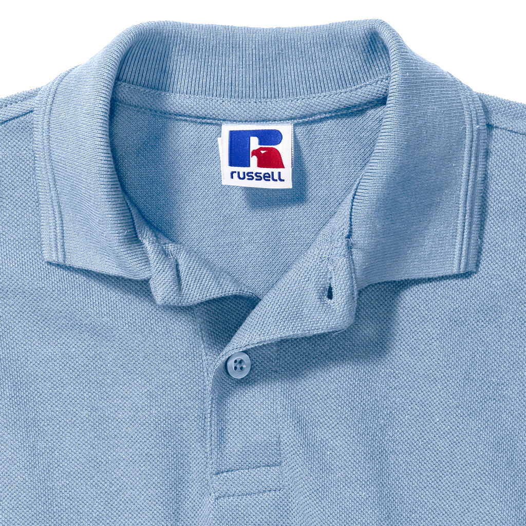  Kids' Hardwearing Polycotton Polo in Farbe White