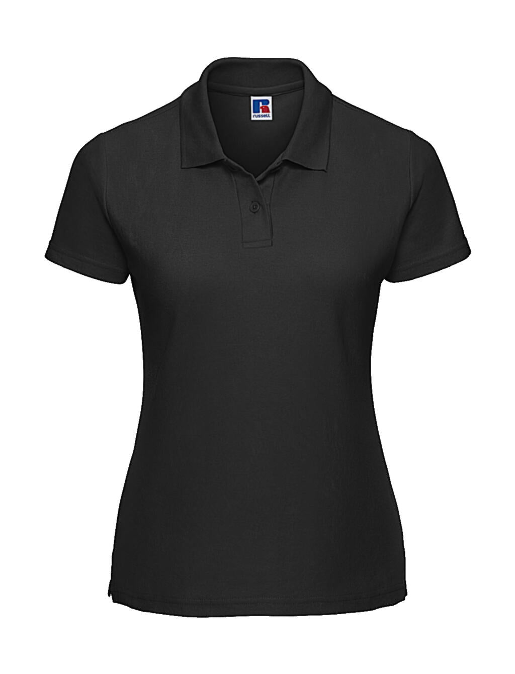  Ladies' Classic Polycotton Polo in Farbe Black