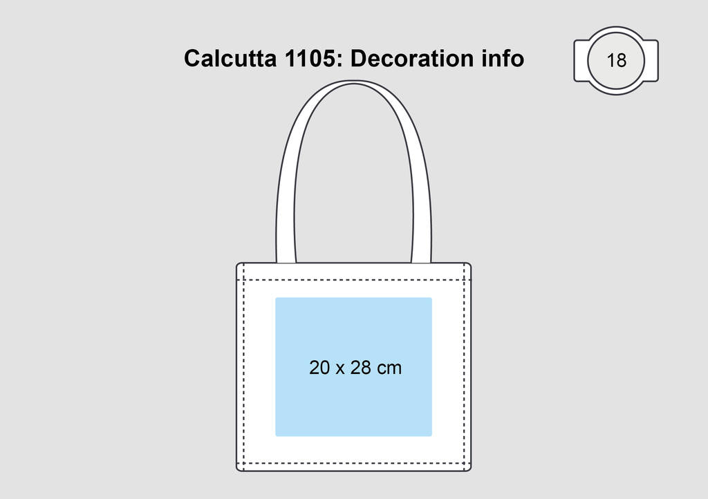  Calcutta Long Handled Jute Shopper Bag in Farbe Natural